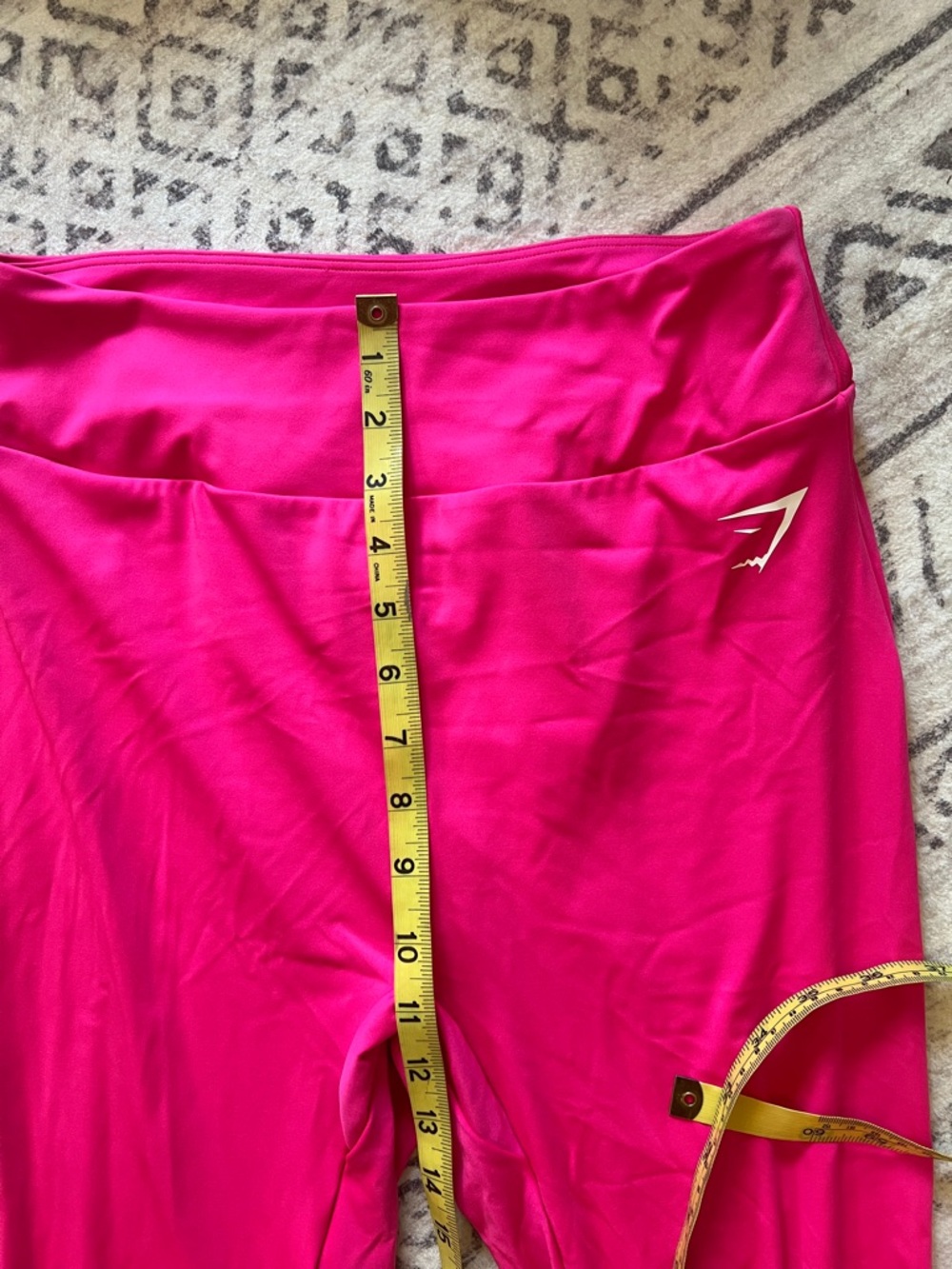 Gymshark Bright Neon Pink High-Waist Leggings - Picture 9 of 10